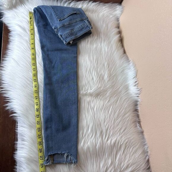IRO Skinny Mid Rise Jeans Raw Hem Size 26 - Picture 6 of 9